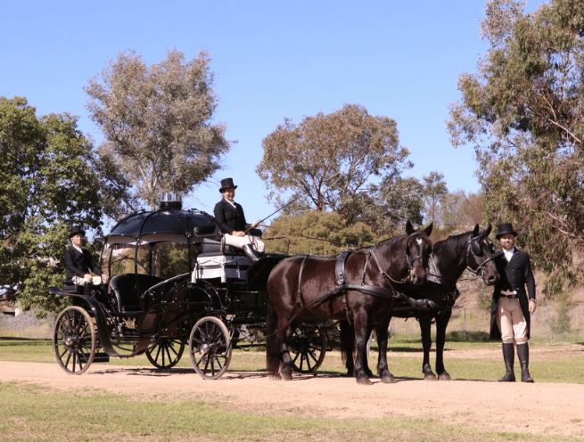 Cinderella Arrivals Team at Scone Horse Week Parade 2023